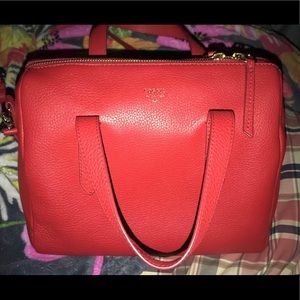 Fossil Sydney Satchel Claret Red